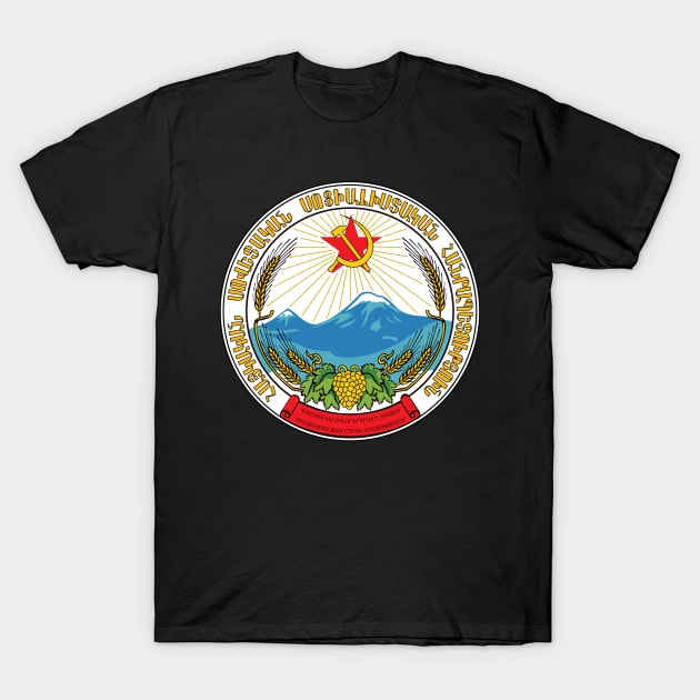 The coat of arms of Soviet Armenia T-Shirt by Flags of the World